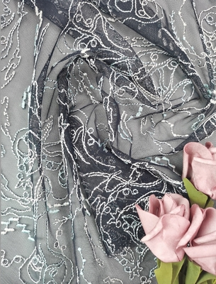 Dot Tulle Embroidered Polyester Lace-de Versiering van het Stoffenkant voor Huwelijkssluier