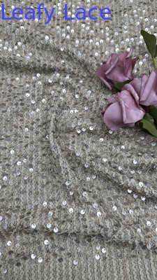 100% Geborduurde Kant Sequin Stof Op Maat Gemaakt Nieuwe Collectie voor Feestjurken