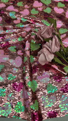 3D Flower Sequin Brood Geborduurd Stof Luxe Hoogwaardige voor feestjurken jurken