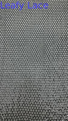 Lekkers met geborduurd mesh-stof holle-up Specia-ontwerp op maat voor jurk