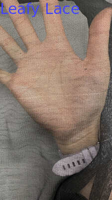 Tule Mesh Stof Traditionele Geborduurde Stof Hol Ademend Voor Trouwjurken