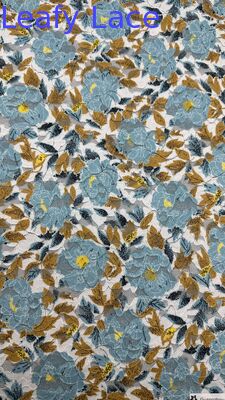 Kleurrijke Geborduurde Kanten Bloemen Voor Feestjurken Aangepaste Fabrikant Leverancier