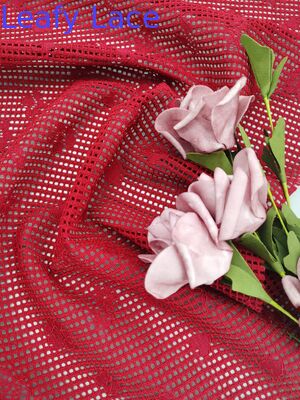 Luxe geborduurde kantstof voor designerjurken High-end geborduurde kantstof voor mode merken